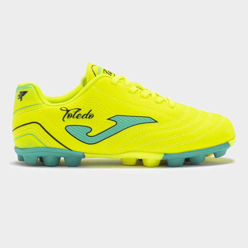 BOTA DE FÚTBOL JOMA TOLEDO JR 2411AMARILLO FLÚOR