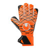 GUANTE PORTERO UHLSPORT SOFT RESIST+ NEGRO NARANJA