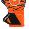 GUANTE PORTERO UHLSPORT SOFT RESIST+ NEGRO NARANJA