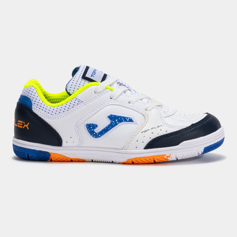 ZAPATILLA FÚTBOL SALA JOMA TOP FLEX JR 2502 BLANCO