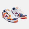 ZAPATILLAS FÚTBOL SALA JOMA TOP FLEX JR 2672 BLANCO NARANJA
